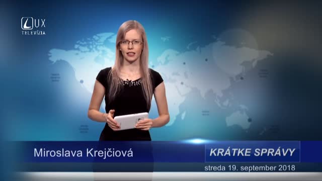 KRÁTKE SPRÁVY (19.9.2018)