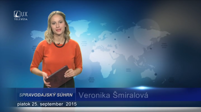 Spravodajský súhrn (25.09.2015)