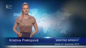 Krátke správy (23.12.2015)