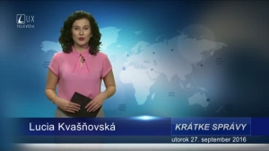 KRÁTKE SPRÁVY (27.09.2016)