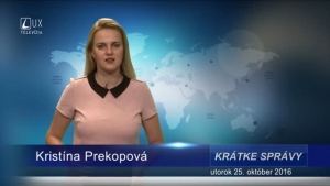 KRÁTKE SPRÁVY (25.10.2016)