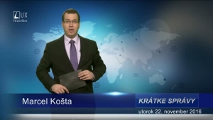 KRÁTKE SPRÁVY (22.11.2016)