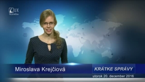 KRÁTKE SPRÁVY (20.12.2016)
