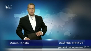 KRÁTKE SPRÁVY (18.09.2017)