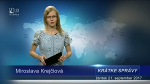 KRÁTKE SPRÁVY (21.09.2017)