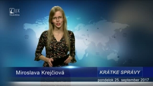 KRÁTKE SPRÁVY (25.09.2017)