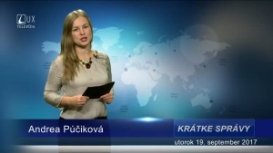 KRÁTKE SPRÁVY (19.09.2017)