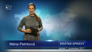 KRÁTKE SPRÁVY (07.11.2017)