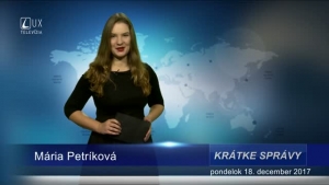 KRÁTKE SPRÁVY (18.12.2017)