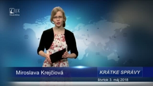 KRÁTKE SPRÁVY (3.5.2018)