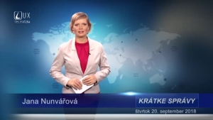 KRÁTKE SPRÁVY (20.9.2018)