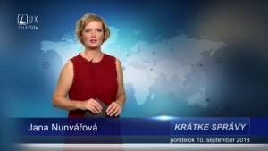 KRÁTKE SPRÁVY (10.9.2018)