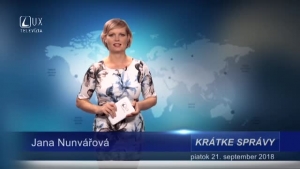 KRÁTKE SPRÁVY (21.9.2018)
