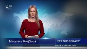 KRÁTKE SPRÁVY (4.10.2018)
