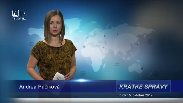 KRÁTKE SPRÁVY (15.10.2019)