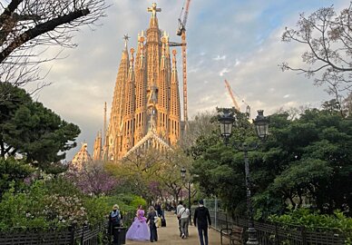 LEV XIV: V BAZILIKE SAGRADA FAMILIA V BARCELONE