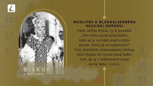MODLITBA K BL. VASIĽOVI HOPKOVI