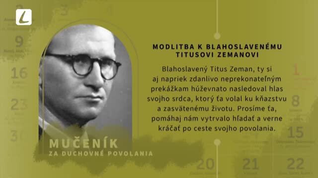 MODLITBA K BL. TITUSOVI ZEMANOVI