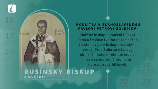 MODLITBA K BL. PAVLOVI PETROVI GOJDIČOVI