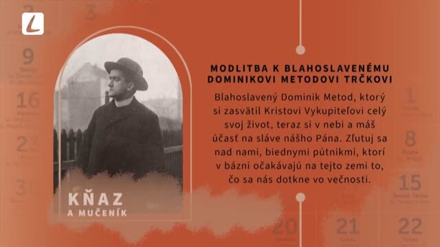 MODLITBA K BL. DOMINIKOVI METODOVI TRČKOVI