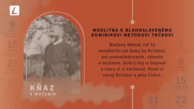 MODLITBA K BL. DOMINIKOVI METODOVI TRČKOVI