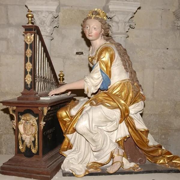 Anjeli - hudobníci v Katedrále sv. Juliána v Le Mans