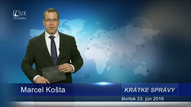 Krátke správy (23.06.2016)
