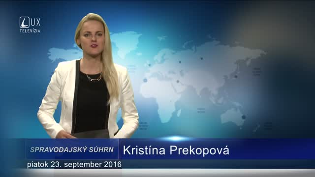 SPRAVODAJSKÝ SÚHRN (23.9.2016)