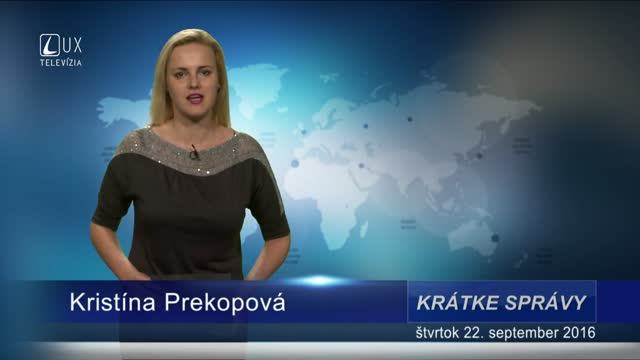 KRÁTKE SPRÁVY (22.09.2016)