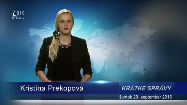 KRÁTKE SPRÁVY (29.09.2016)
