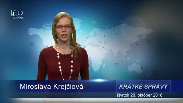 KRÁTKE SPRÁVY (20.10.2016)