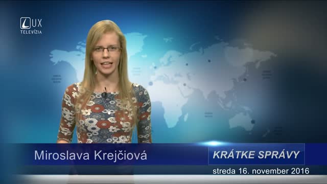 KRÁTKE SPRÁVY (16.11.2016)