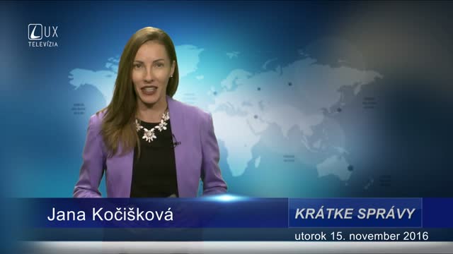 KRÁTKE SPRÁVY (15.11.2016)