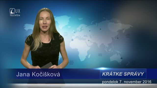 KRÁTKE SPRÁVY (7.11.2016)