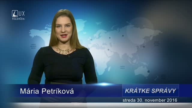 KRÁTKE SPRÁVY (30.11.2016)