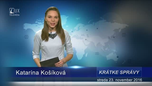 KRÁTKE SPRÁVY (23.11.2016)