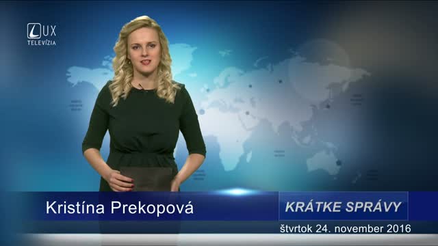 KRÁTKE SPRÁVY (24.11.2016)