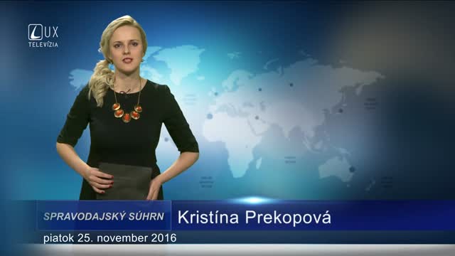 SPRAVODAJSKÝ SÚHRN (25.11.2016)
