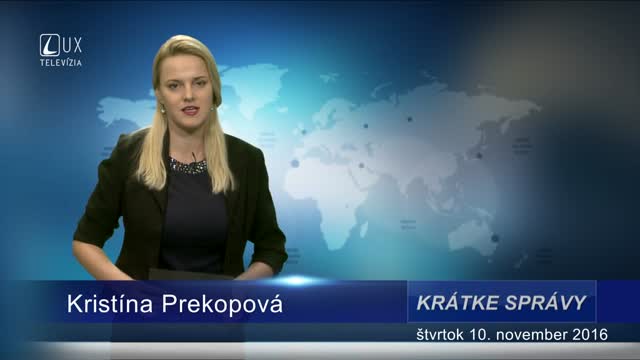 KRÁTKE SPRÁVY (10.11.2016)