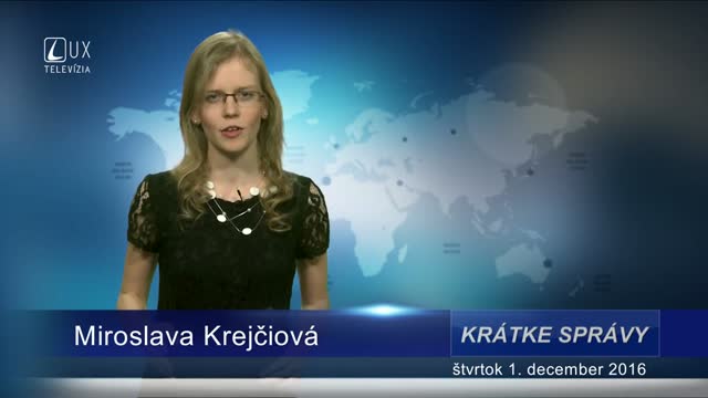 KRÁTKE SPRÁVY (01.12.2016)