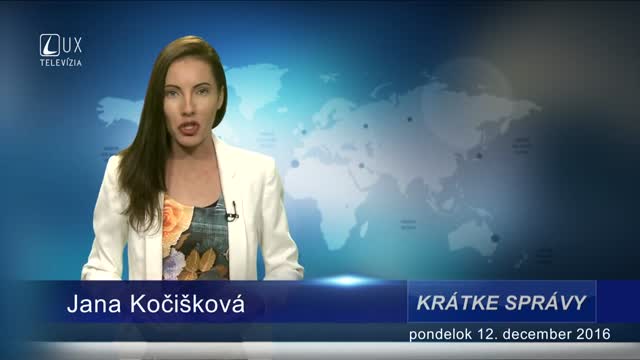 KRÁTKE SPRÁVY (12.12.2016)