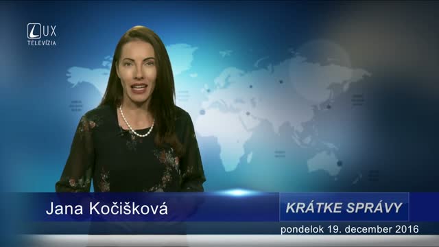 KRÁTKE SPRÁVY (19.12.2016)