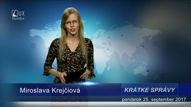 KRÁTKE SPRÁVY (25.09.2017)