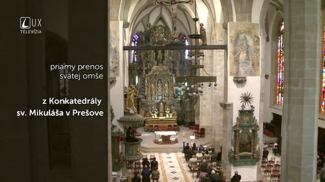 NEDEĽNÁ SVÄTÁ OMŠA Z PREŠOVA