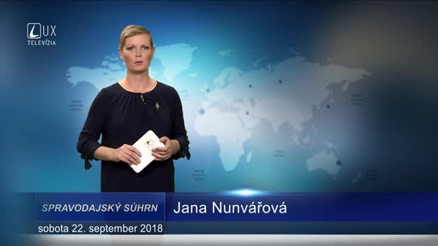 SPRAVODAJSKÝ SÚHRN (22.9.2018)