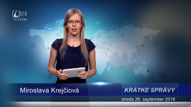 KRÁTKE SPRÁVY (26.9.2018)