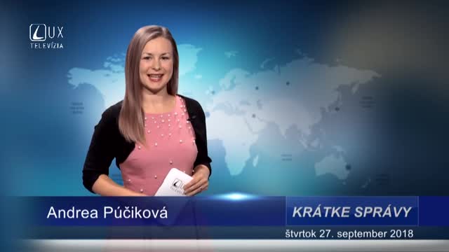 KRÁTKE SPRÁVY (27.9.2018)
