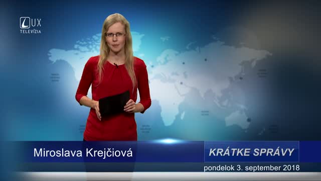 KRÁTKE SPRÁVY (3.9.2018)