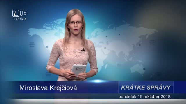 KRÁTKE SPRÁVY (15.10.2018)