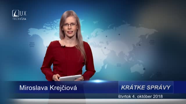 KRÁTKE SPRÁVY (4.10.2018)